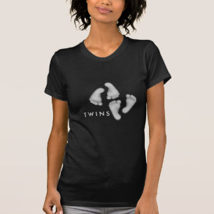 Zwillings-Baby-Fuß-Shirt T-Shirt