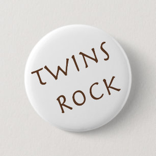 Zwillings-Felsen Button