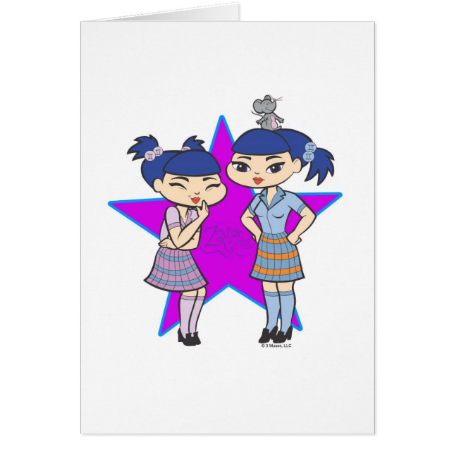 Zwillings-Karte (Vorne)