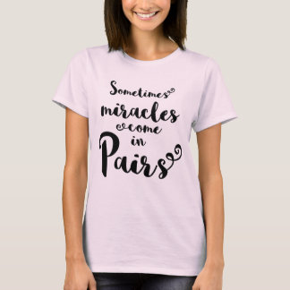 Zwillings-Mutterschafts-T - Shirt