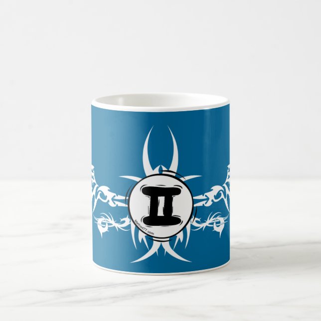 Zwillings-Stammes- aquamarine Tasse (Mittel)