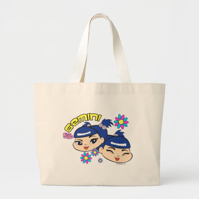 Zwillings-Taschen-Tasche Jumbo Stoffbeutel (Vorne)