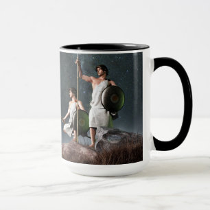 Zwillings-Tierkreis-Symbol Tasse