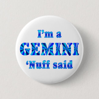 Zwillings-Tierkreis-Zeichen Button