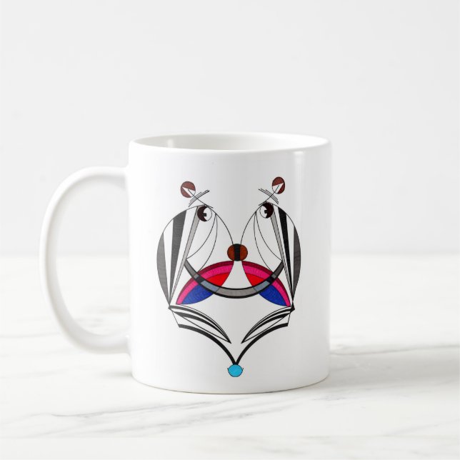 Zwillings-Tierkreis-Zeichen-Tasse Kaffeetasse (Links)