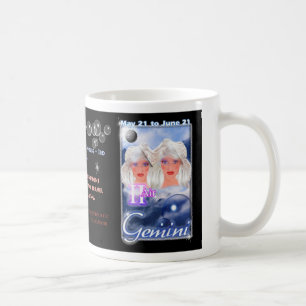 Zwillings-Tierkreisschale oder -Tasse Kaffeetasse