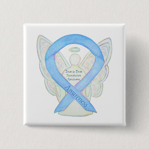 Zwillings-Zwillingsband-Button zur Sensibilisierun Button