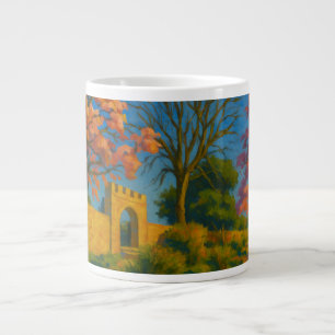 Zwillingsblüten - Stille Gartenpfade Jumbo-Tasse