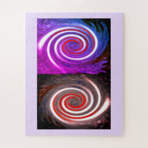 Zwillingsgalaxienkunst