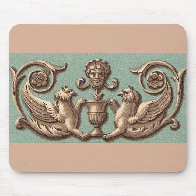 Zwillingsgriffins Mousepad (Vorne)