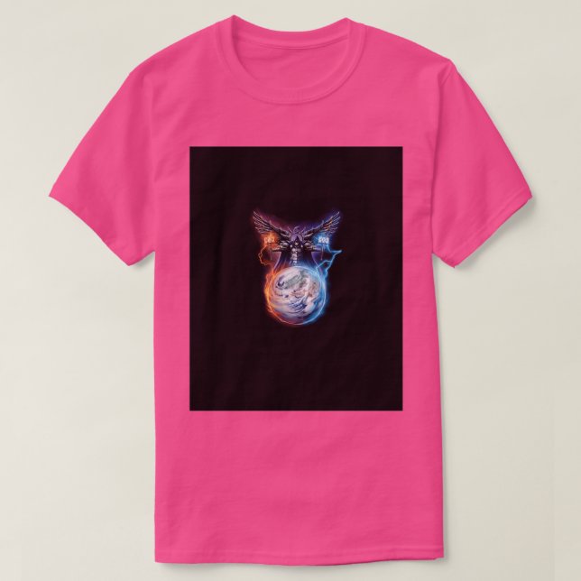 Zwillingshammer God Graphic T T-Shirt (Design vorne)