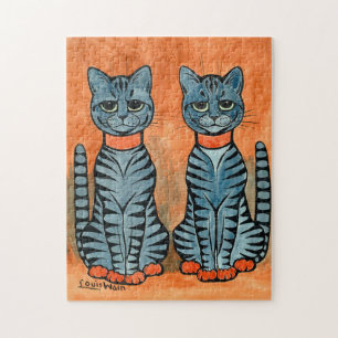 Zwillingskatzen von Louis Wain