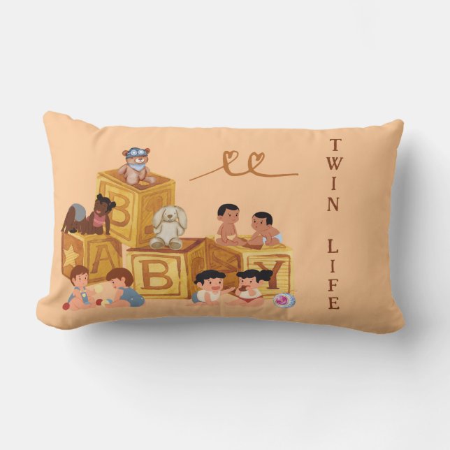 Zwillingskissen Lendenkissen (Vorderseite)