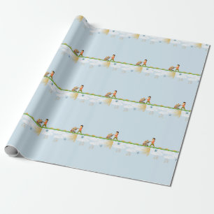 Zwillingspackpapier für die Mama Geschenkpapier
