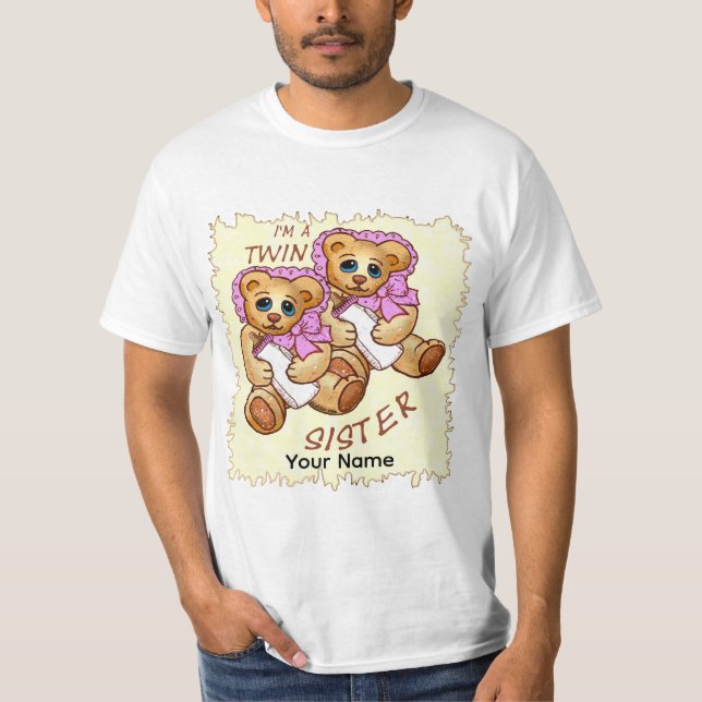 Zwillingsschwester-Bären T-Shirt (Vorderseite)