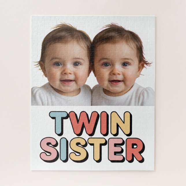 Zwillingsschwestern Babys (Vertikal)