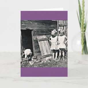 Zwillingsschwestern Karte