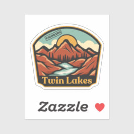 Zwillingsseen, Colorado-Aufkleber Aufkleber