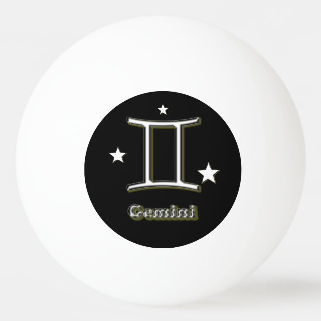 Zwillingssymbol Tischtennisball (Vorderseite)