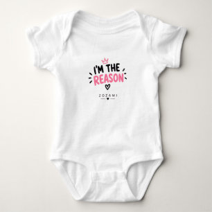 Zwillingsteam – Ich bin der Grund Baby Strampler