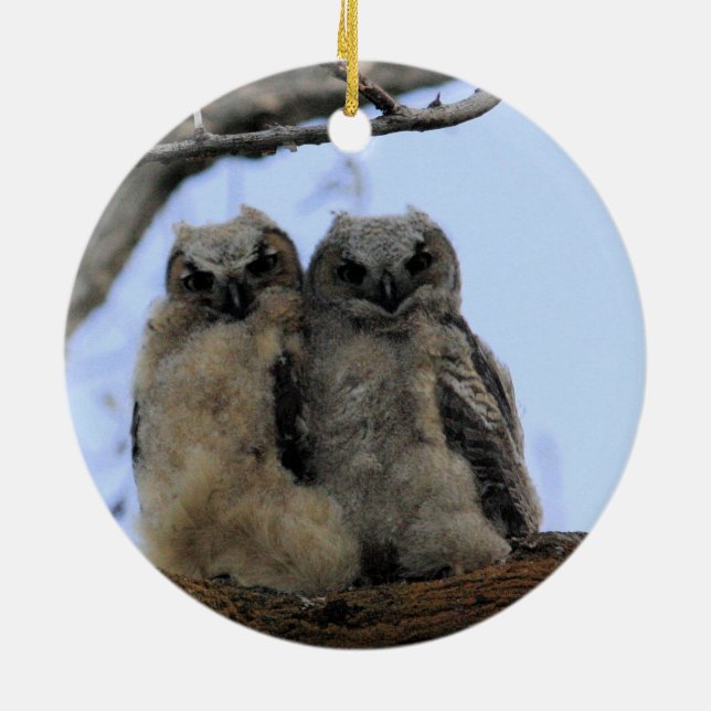 Zwillingstöcke - Keramik Ornament (Hinten)