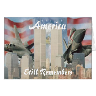 Zwillingstürme 9/11 Erinnerungskarte