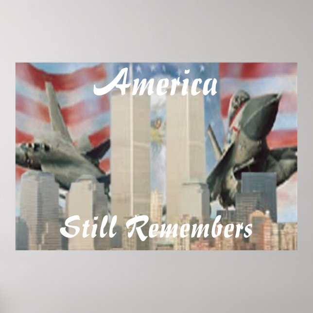 Zwillingstürme 9/11 Remembrance Poster (Vorne)