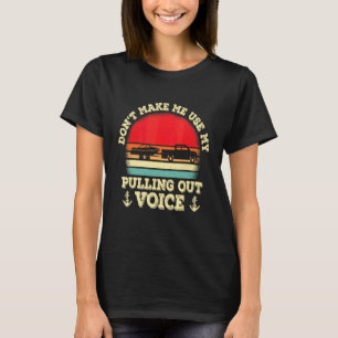 Zwing mich nicht, meine Stimme herauszuziehen Retr T-Shirt