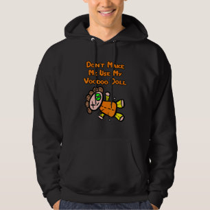 Zwing mich nicht, meinen Voodoo Doll Emo Goth Horr Hoodie