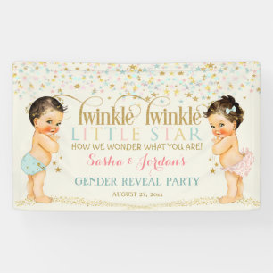 Zwinkere Kleiner Stern Baby Geschlechtsneutral Banner
