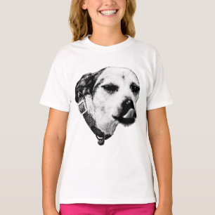 Zwinkerndes Hund T-Shirt – Fetter Foto-Stil