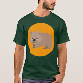 Zwinkerndes Wombat Süße Tierfreunde T-Shirt