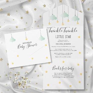 Zwinkle Zwinkle neutrale Babyparty All In One Einladung
