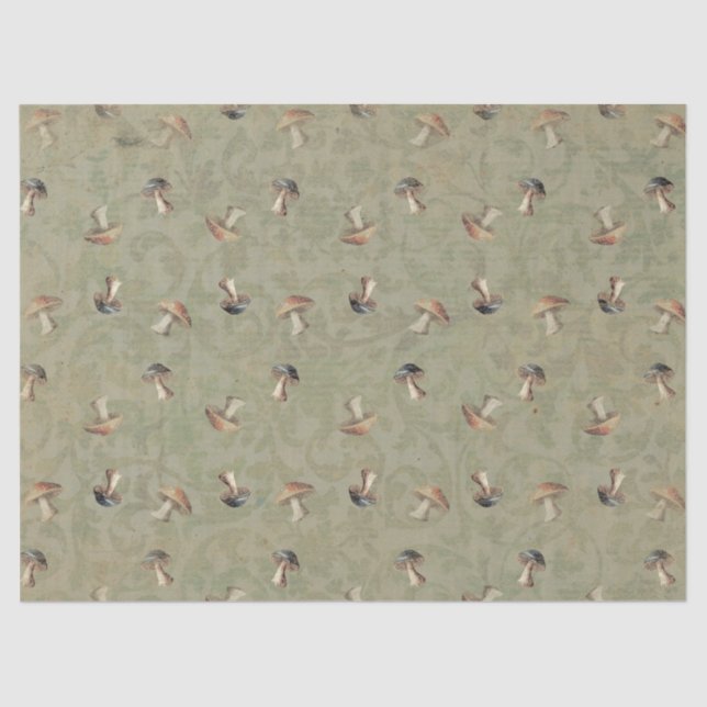Zwirnpapier "Earthy Toadstools" Seidenpapier (Vorderseite)
