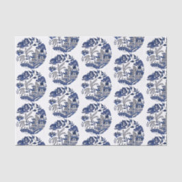 Zwirnpapier für blaues Willow Design Seidenpapier
