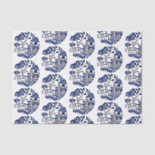 Zwirnpapier für blaues Willow Design Seidenpapier