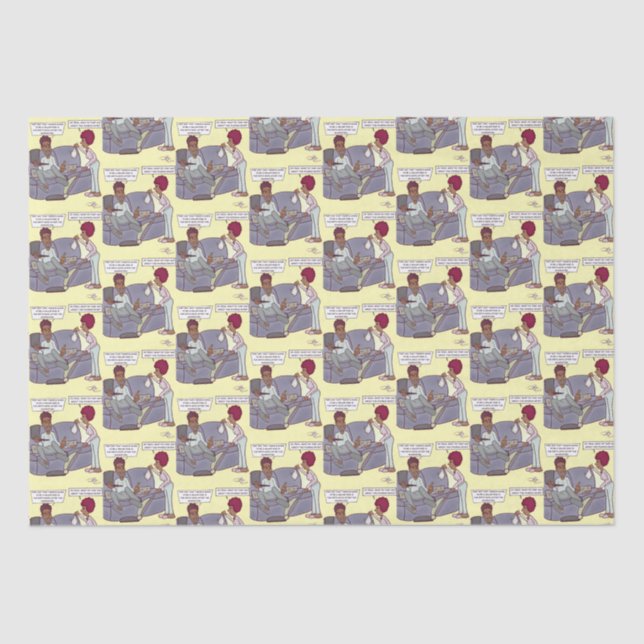 Zwirnpapier mit Scheidungsrate Seidenpapier (Vorderseite)