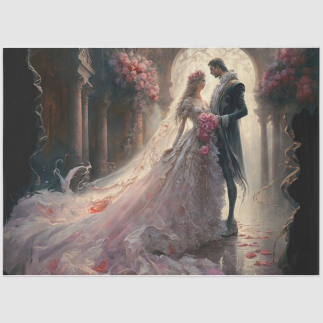 Zwirnpapier Seidenpapier (Vorderseite)