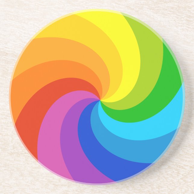 Zwirnspektrum Getränkeuntersetzer (Vorne)