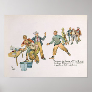 Zwischen 7 und 8 Uhr morgens. Poster