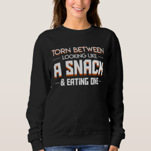 Zwischen dem Aussehen wie ein Snack und dem Verzeh Sweatshirt