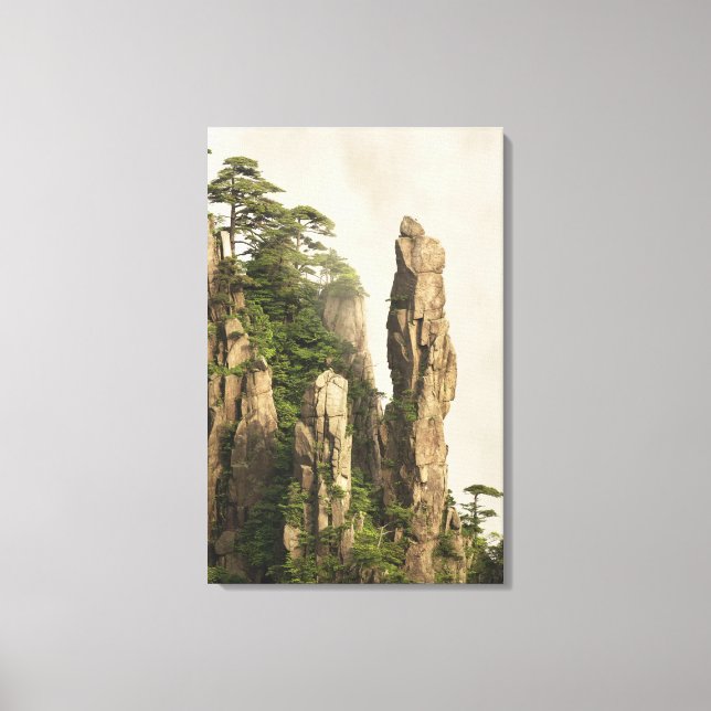 Zwischen den Gipfeln und Tälern des Grand Canyon i Leinwanddruck (Vorderseite)