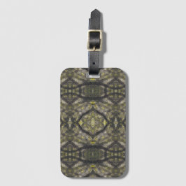 Zwischen dunkelgelber abstrakter Aquarellkunst Gepäckanhänger