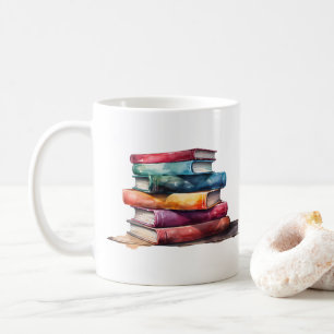 Zwischen einem Buch und dir Kaffeetasse