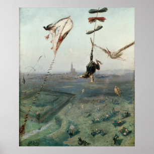 Zwischen Himmel und Erde, 1862 Poster