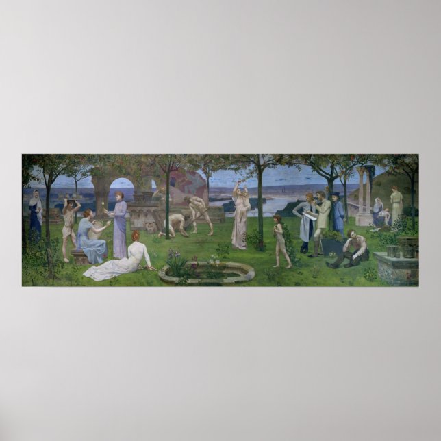 Zwischen Kunst und Natur, 1890 Poster (Vorne)