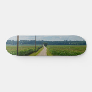 Zwischen Maisfeldern Skateboard