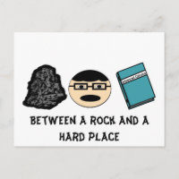 Zwischen Rock und Hard Place Postcard