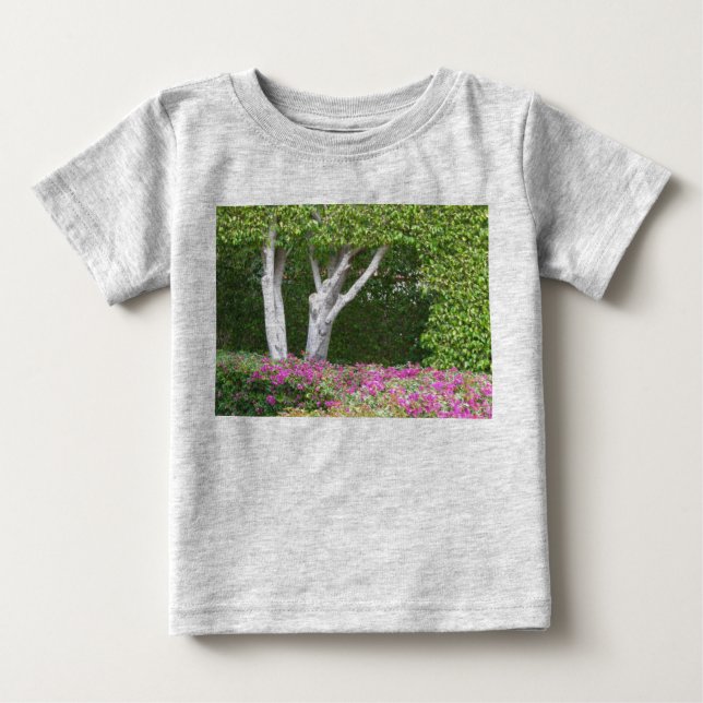 Zwischen Rosa und Grün Baby T-shirt (Vorderseite)