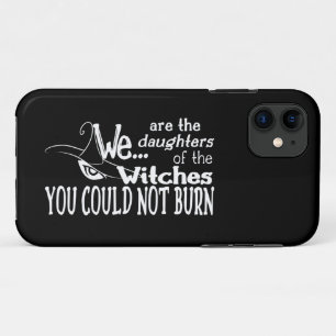 Zwischen Töchtern Hexen konnten nicht brennen weiß Case-Mate iPhone Hülle